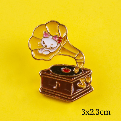 Animacinis filmas Kaukės katės Smeigtukai Ženkliukai drabužiams ant marškinėlių Kuprinės Striukės Cinko lydinio Metalas Mieli gyvūnėliai Atvartas segės Sagės Dovana