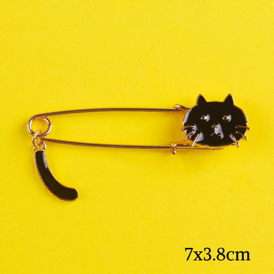 Animacinis filmas Kaukės katės Smeigtukai Ženkliukai drabužiams ant marškinėlių Kuprinės Striukės Cinko lydinio Metalas Mieli gyvūnėliai Atvartas segės Sagės Dovana