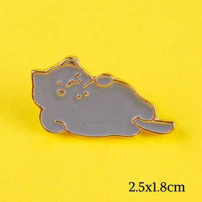 Animacinis filmas Kaukės katės Smeigtukai Ženkliukai drabužiams ant marškinėlių Kuprinės Striukės Cinko lydinio Metalas Mieli gyvūnėliai Atvartas segės Sagės Dovana