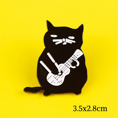 Animacinis filmas Kaukės katės Smeigtukai Ženkliukai drabužiams ant marškinėlių Kuprinės Striukės Cinko lydinio Metalas Mieli gyvūnėliai Atvartas segės Sagės Dovana