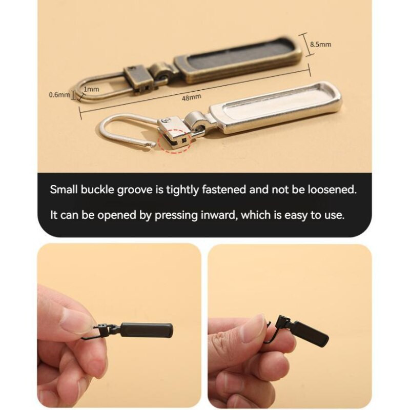 5 tk / komplekt 5 värvi tõmbluku tõmbe asendus Universaalne metallist tõmbluku pea saki fikseerija paranduskomplekt jope rahakoti seljakoti jaoks