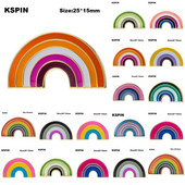 10 bucăți o mulțime de insignă Rainbow Pride Transgender Aromantic Fruid Pride Rainbow Sun Set Nonbinar Asexual Badge Broșă pentru rever