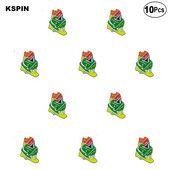 10 бр. Партида Саудитска Арабия Знак за ревер Знак на флага Брошка Игли Значки