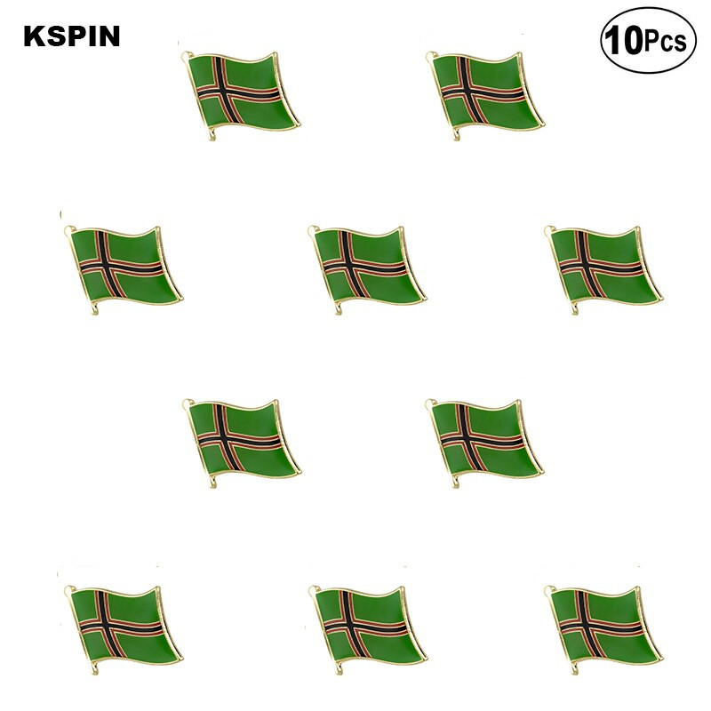 10 бр. Партида Саудитска Арабия Знак за ревер Знак на флага Брошка Игли Значки