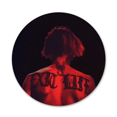 Lil Peep Ikony Odznaky Dekorácia Brošne Kovové Odznaky Na Oblečenie Batoh Dekorácia 58mm
