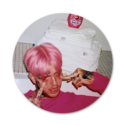 Lil Peep Ikony Odznaky Dekorácia Brošne Kovové Odznaky Na Oblečenie Batoh Dekorácia 58mm