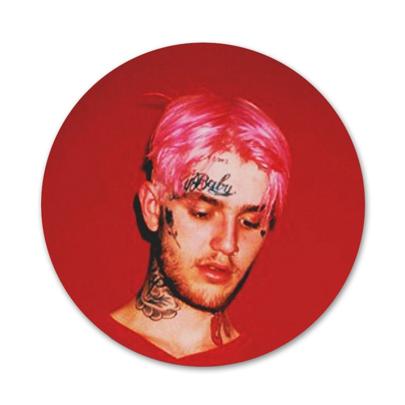 Lil Peep Ikony Odznaky Dekorácia Brošne Kovové Odznaky Na Oblečenie Batoh Dekorácia 58mm