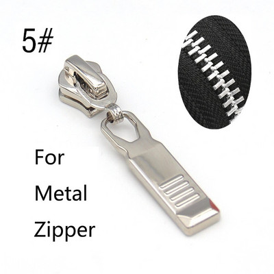 5/10/20 vnt. 5 # užtrauktukų slankikliai, skirti nailono / metalo / dervos užtrauktukams, juostos drabužių užtrauktuko galvutės taisymo rinkinys "pasidaryk pats" siuvimo pakeitimo priedai