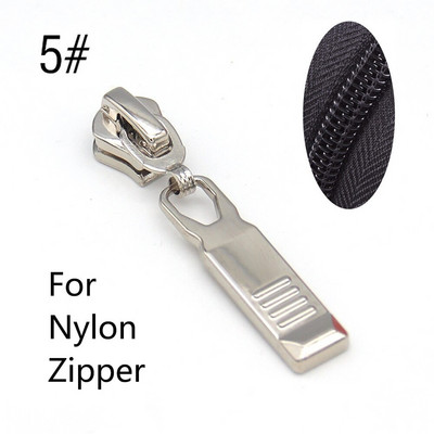 5/10/20 vnt. 5 # užtrauktukų slankikliai, skirti nailono / metalo / dervos užtrauktukams, juostos drabužių užtrauktuko galvutės taisymo rinkinys "pasidaryk pats" siuvimo pakeitimo priedai