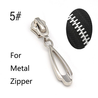 5/10/20 vnt. 5 # užtrauktukų slankikliai, skirti nailono / metalo / dervos užtrauktukams, juostos drabužių užtrauktuko galvutės taisymo rinkinys "pasidaryk pats" siuvimo pakeitimo priedai