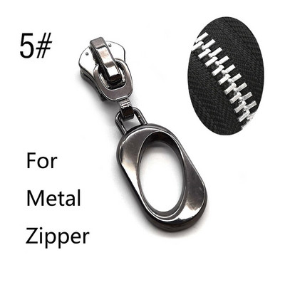 5/10/20 vnt. 5 # užtrauktukų slankikliai, skirti nailono / metalo / dervos užtrauktukams, juostos drabužių užtrauktuko galvutės taisymo rinkinys "pasidaryk pats" siuvimo pakeitimo priedai