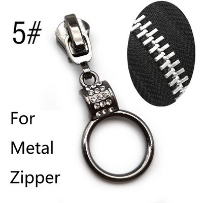 5/10/20 vnt. 5 # užtrauktukų slankikliai, skirti nailono / metalo / dervos užtrauktukams, juostos drabužių užtrauktuko galvutės taisymo rinkinys "pasidaryk pats" siuvimo pakeitimo priedai