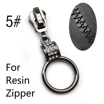 5/10/20 vnt. 5 # užtrauktukų slankikliai, skirti nailono / metalo / dervos užtrauktukams, juostos drabužių užtrauktuko galvutės taisymo rinkinys "pasidaryk pats" siuvimo pakeitimo priedai