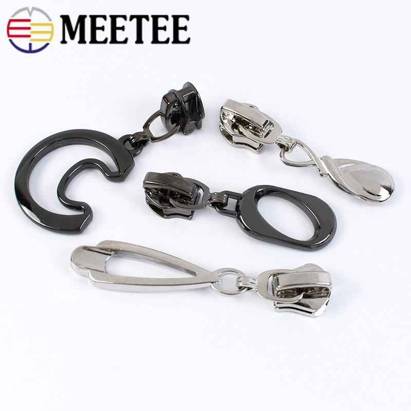 5/10/20 vnt. 5 # užtrauktukų slankikliai, skirti nailono / metalo / dervos užtrauktukams, juostos drabužių užtrauktuko galvutės taisymo rinkinys "pasidaryk pats" siuvimo pakeitimo priedai