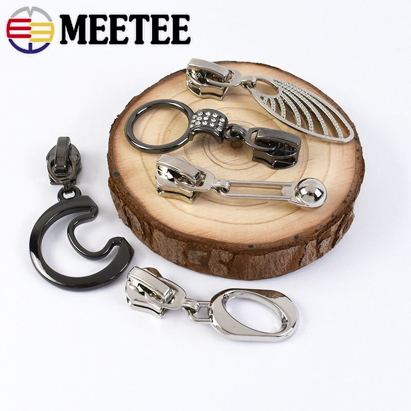 5/10/20 vnt. 5 # užtrauktukų slankikliai, skirti nailono / metalo / dervos užtrauktukams, juostos drabužių užtrauktuko galvutės taisymo rinkinys "pasidaryk pats" siuvimo pakeitimo priedai