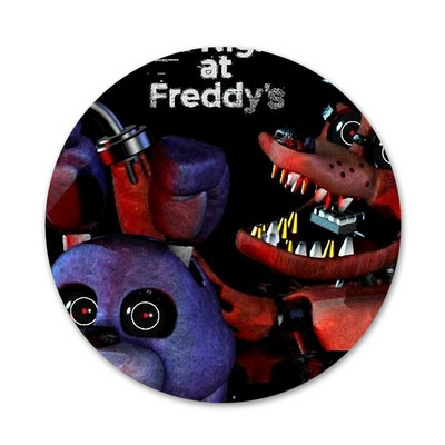 58mm Funny Sfm Fnaf Animatronics Icons Pins Insignă Decorare Broșe Insigne metalice pentru decorarea rucsacului