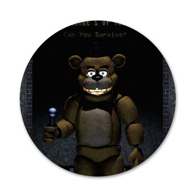 58mm Funny Sfm Fnaf Animatronics Icons Pins Insignă Decorare Broșe Insigne metalice pentru decorarea rucsacului