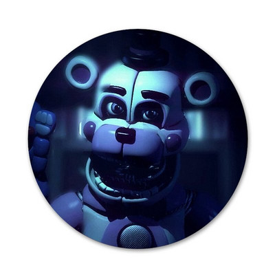 58mm Funny Sfm Fnaf Animatronics Icons Pins Insignă Decorare Broșe Insigne metalice pentru decorarea rucsacului