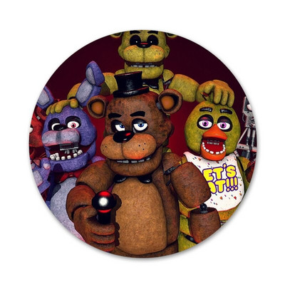 58mm Funny Sfm Fnaf Animatronics Icons Pins Insignă Decorare Broșe Insigne metalice pentru decorarea rucsacului