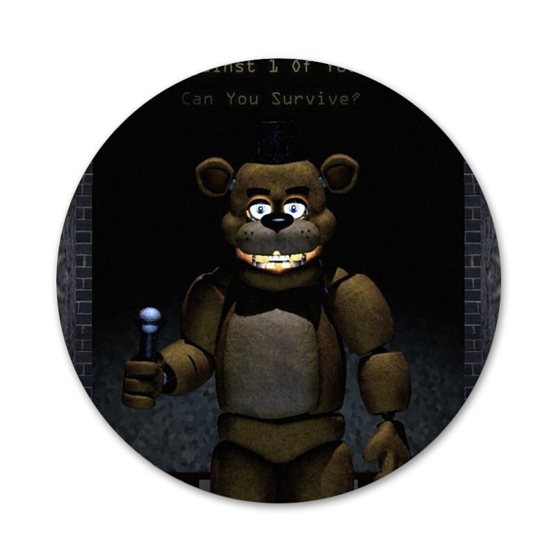 58mm Funny Sfm Fnaf Animatronics Icons Pins Insignă Decorare Broșe Insigne metalice pentru decorarea rucsacului