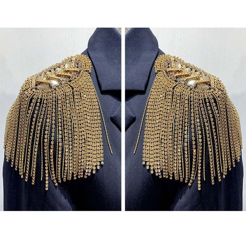 Õlalaud Metallist tutt Mood Vintage kett Peen Catwalk Ehted Dekoratsioon Käsitsi valmistatud käsitöö Kingitused Kaunistused Uus