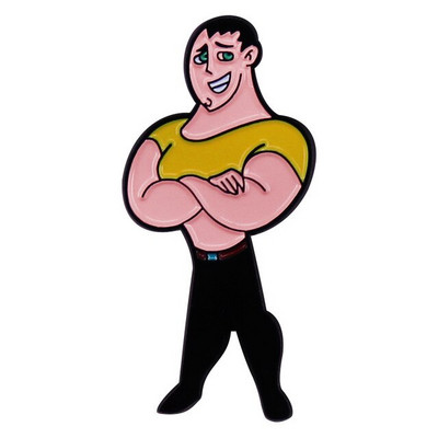 C3518 Cartoon Armsad emailiga nööpnõelad Prossid riietele Reväärinõelad seljakoti jaoks Klassikaline Manga Dekoratiivsed Märgid Aksessuaarid Kingitused