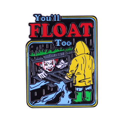 C3567 Emajlirane igle za lik za Noć vještica Broš iz horor filmova Odjeća Ruksak Značke za rever Modni nakit Dodaci Pokloni