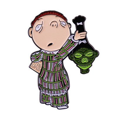 C3567 Emajlirane igle za lik za Noć vještica Broš iz horor filmova Odjeća Ruksak Značke za rever Modni nakit Dodaci Pokloni