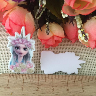 10/buc. Desen animat japonez Figurină de desene animate Artizanat Spate plat Rășini Arc Bricolaj Agraf de păr Accesorii pentru păr 2011271