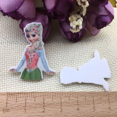 10/buc. Desen animat japonez Figurină de desene animate Artizanat Spate plat Rășini Arc Bricolaj Agraf de păr Accesorii pentru păr 2011271