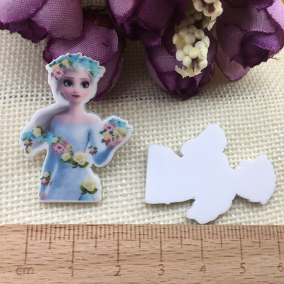 10/buc. Desen animat japonez Figurină de desene animate Artizanat Spate plat Rășini Arc Bricolaj Agraf de păr Accesorii pentru păr 2011271