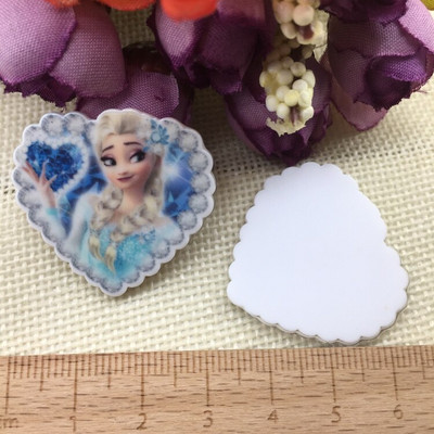 10/buc. Desen animat japonez Figurină de desene animate Artizanat Spate plat Rășini Arc Bricolaj Agraf de păr Accesorii pentru păr 2011271