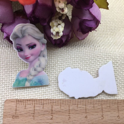 10/buc. Desen animat japonez Figurină de desene animate Artizanat Spate plat Rășini Arc Bricolaj Agraf de păr Accesorii pentru păr 2011271