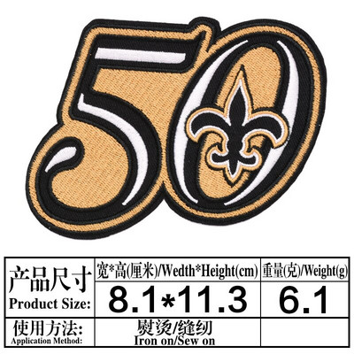 Módne cvičenie Nosenie lepidla Vyšívaný odznak Látková nálepka Nášivka Vyšívaná pečať Alfanumerické železné záplaty 60 Emblém