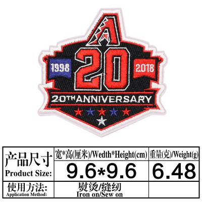 Módne cvičenie Nosenie lepidla Vyšívaný odznak Látková nálepka Nášivka Vyšívaná pečať Alfanumerické železné záplaty 60 Emblém