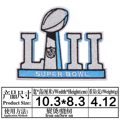 Módne cvičenie Nosenie lepidla Vyšívaný odznak Látková nálepka Nášivka Vyšívaná pečať Alfanumerické železné záplaty 60 Emblém