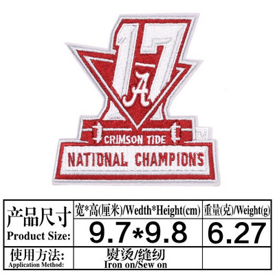 Módne cvičenie Nosenie lepidla Vyšívaný odznak Látková nálepka Nášivka Vyšívaná pečať Alfanumerické železné záplaty 60 Emblém