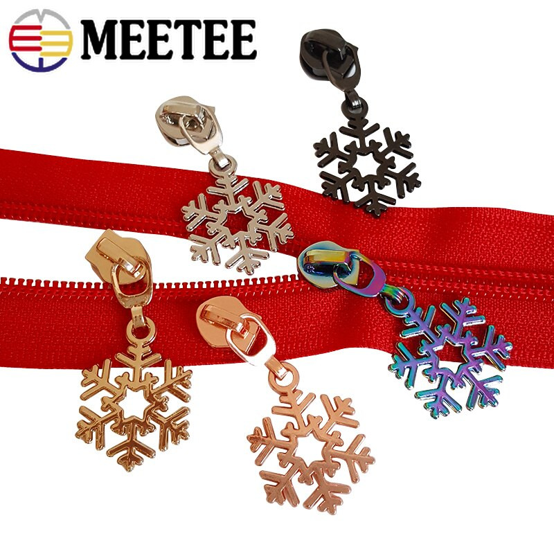 5/10/20 buc Meetee Fermoar Glisor pentru 5 # Nylon Fermoar Geanta Jachetă Îmbrăcăminte Îmbrăcăminte Fermoar Cap Extractor Seturi de Reparare Accesorii de cusut DIY