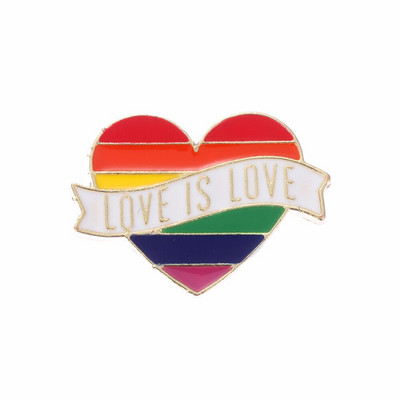 1kom Ponosna zastava duginih boja Značka od bijelog lima Podrška za lezbijke biseksualne transrodne osobe Simbol ikone pribadače Broš Dodaci za nakit