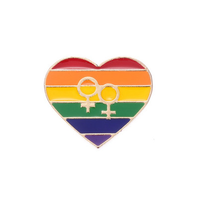 1kom Ponosna zastava duginih boja Značka od bijelog lima Podrška za lezbijke biseksualne transrodne osobe Simbol ikone pribadače Broš Dodaci za nakit