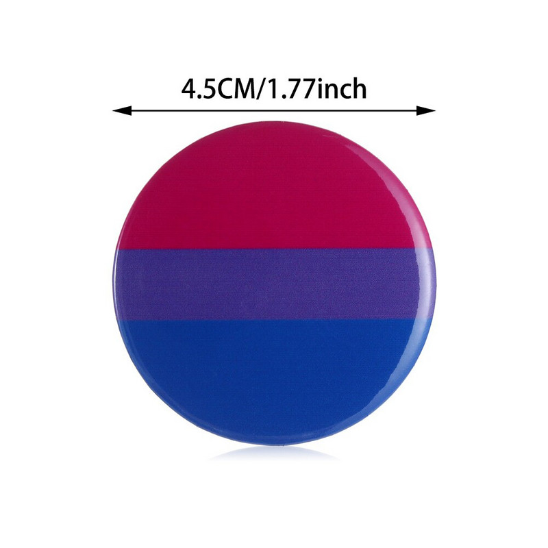 1kom Ponosna zastava duginih boja Značka od bijelog lima Podrška za lezbijke biseksualne transrodne osobe Simbol ikone pribadače Broš Dodaci za nakit