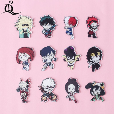 TQ 1 PCS lovely My Hero Academia cartoon mix for Clothing Acrylic Badges Kawaii Icons on The Backpack Pin Brooch Badge Z61