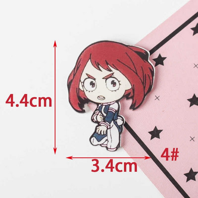 TQ 1 ΤΕΜ. υπέροχη μίξη κινουμένων σχεδίων My Hero Academia για ακρυλικά σήματα ρούχων Εικονίδια Kawaii στο The Backpack Pin Brooch Badge Z61