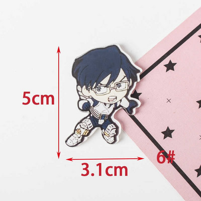 TQ 1 ΤΕΜ. υπέροχη μίξη κινουμένων σχεδίων My Hero Academia για ακρυλικά σήματα ρούχων Εικονίδια Kawaii στο The Backpack Pin Brooch Badge Z61