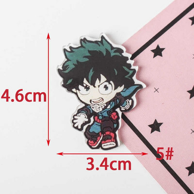 TQ 1 ΤΕΜ. υπέροχη μίξη κινουμένων σχεδίων My Hero Academia για ακρυλικά σήματα ρούχων Εικονίδια Kawaii στο The Backpack Pin Brooch Badge Z61