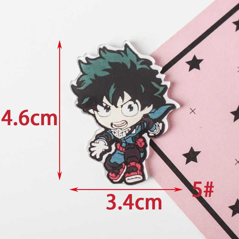 TQ 1 ΤΕΜ. υπέροχη μίξη κινουμένων σχεδίων My Hero Academia για ακρυλικά σήματα ρούχων Εικονίδια Kawaii στο The Backpack Pin Brooch Badge Z61