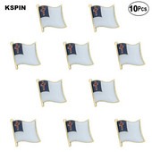 10 ks veľa kresťanských vlajkových klobúkových špendlíkov s vlajkou, odznakov, brošní, špendlíkov, odznakov