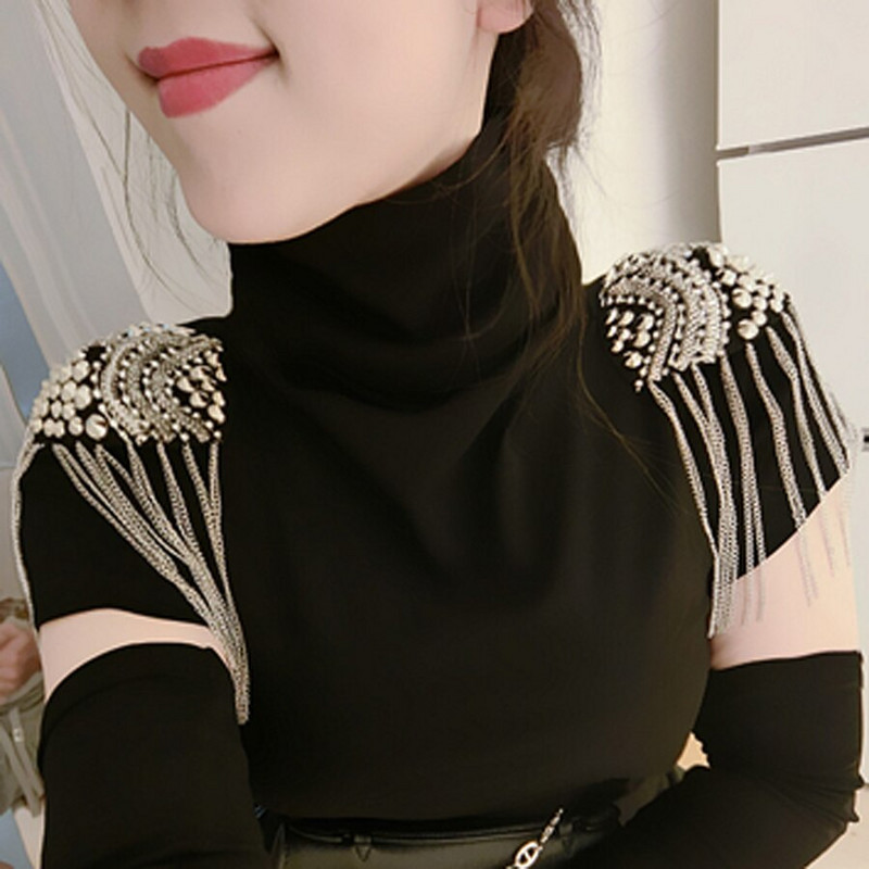 2Pcs Personality Stage noćni klub domaćin banketa nakit na ramenu epolete Retro mali western sklopljeni broš s resicama