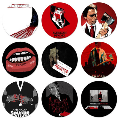 American Psycho Badge Αξεσουάρ καρφίτσας καρφίτσας για ρούχα Σακίδιο πλάτης Δώρο 58mm