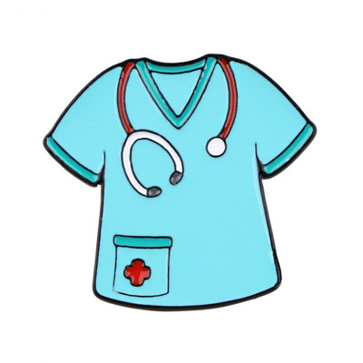 Grey's Anatomy Цинкова сплав Игли за вратовръзка Доктор Медицинска сестра Значки Пара Риза Чанта Шапка за дрехи Раница Обувки Брошки Медал Декорация E0305